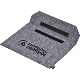 Okiyo Shorui Recycled PET Felt Document Bag Branded Open